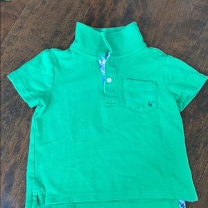 Janie and Jack green polo